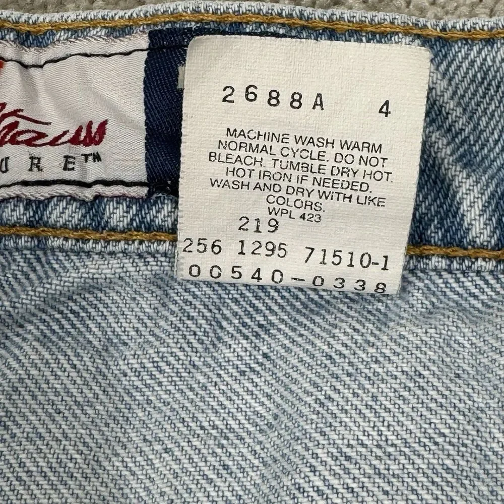 Vintage Levis 540 Orange Tab Jeans Relaxed Fit Signature Series 36x30 Light Wash